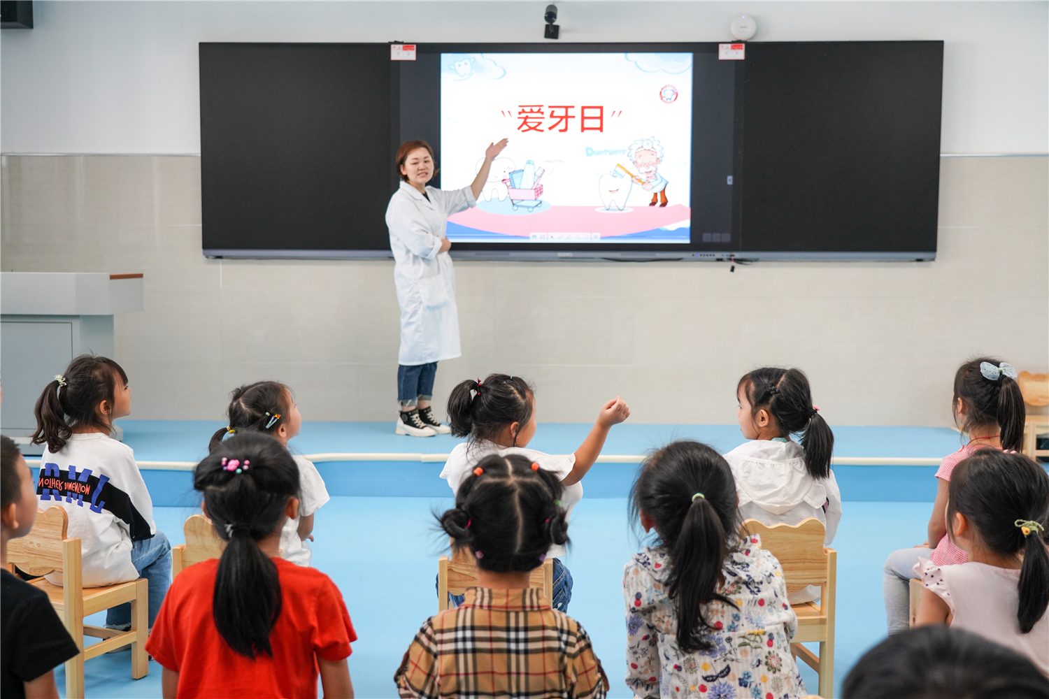 【童真微笑，如“齒”閃亮】——漢江實驗學校幼兒園愛牙日活動